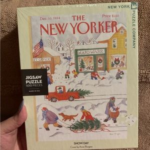 BNIB with Plastic New York Puzzle Company Puzzle "Snow Day"